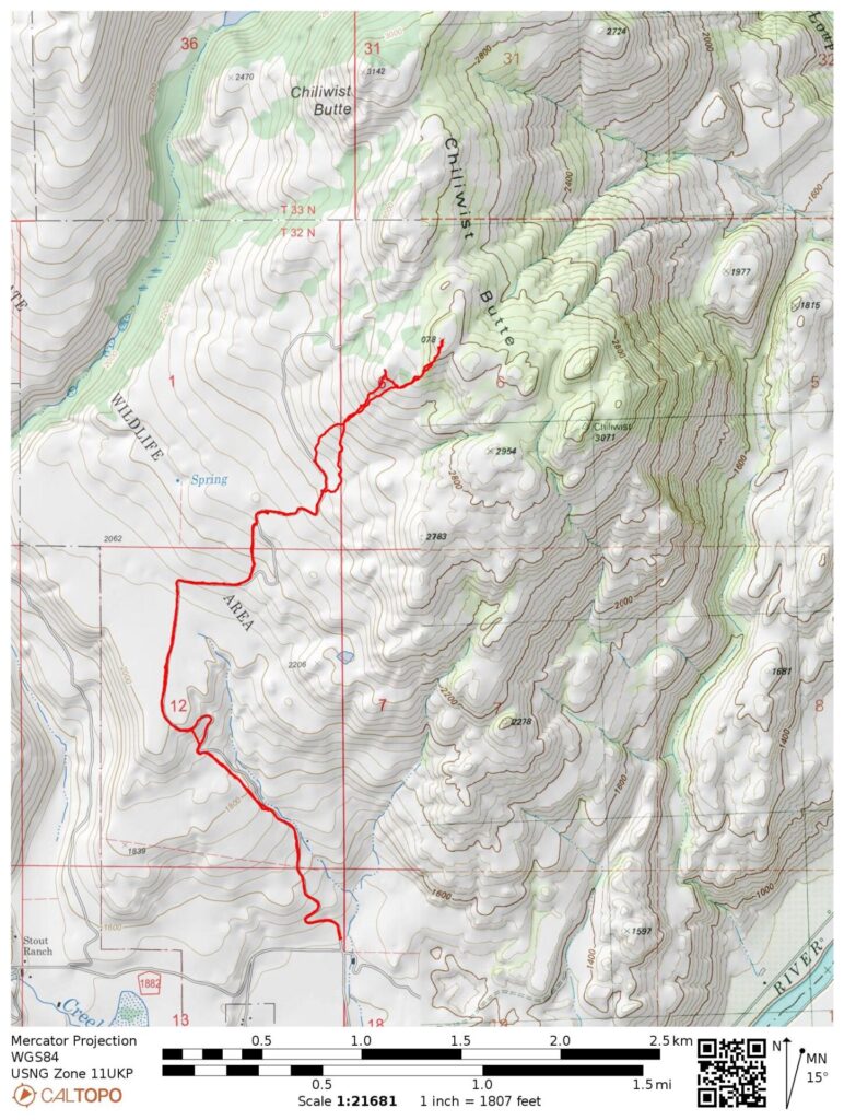 Chiliwist Butte Lookout Site – TrailChick